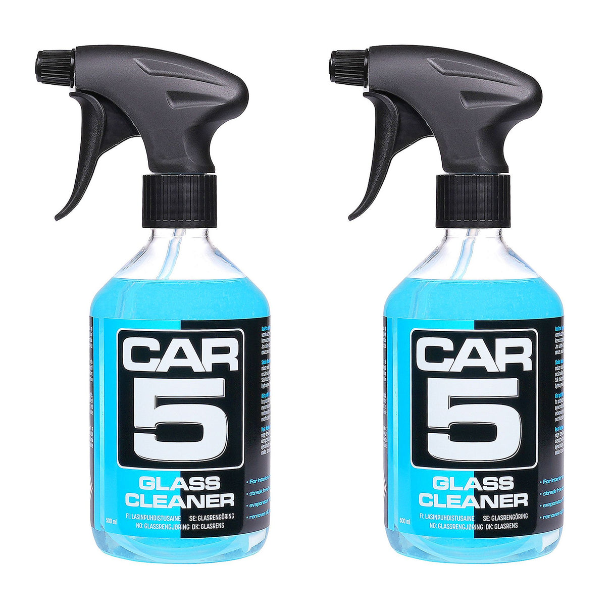 Glasrengöring CAR5 Glass Cleaner, 2 x 500 ml