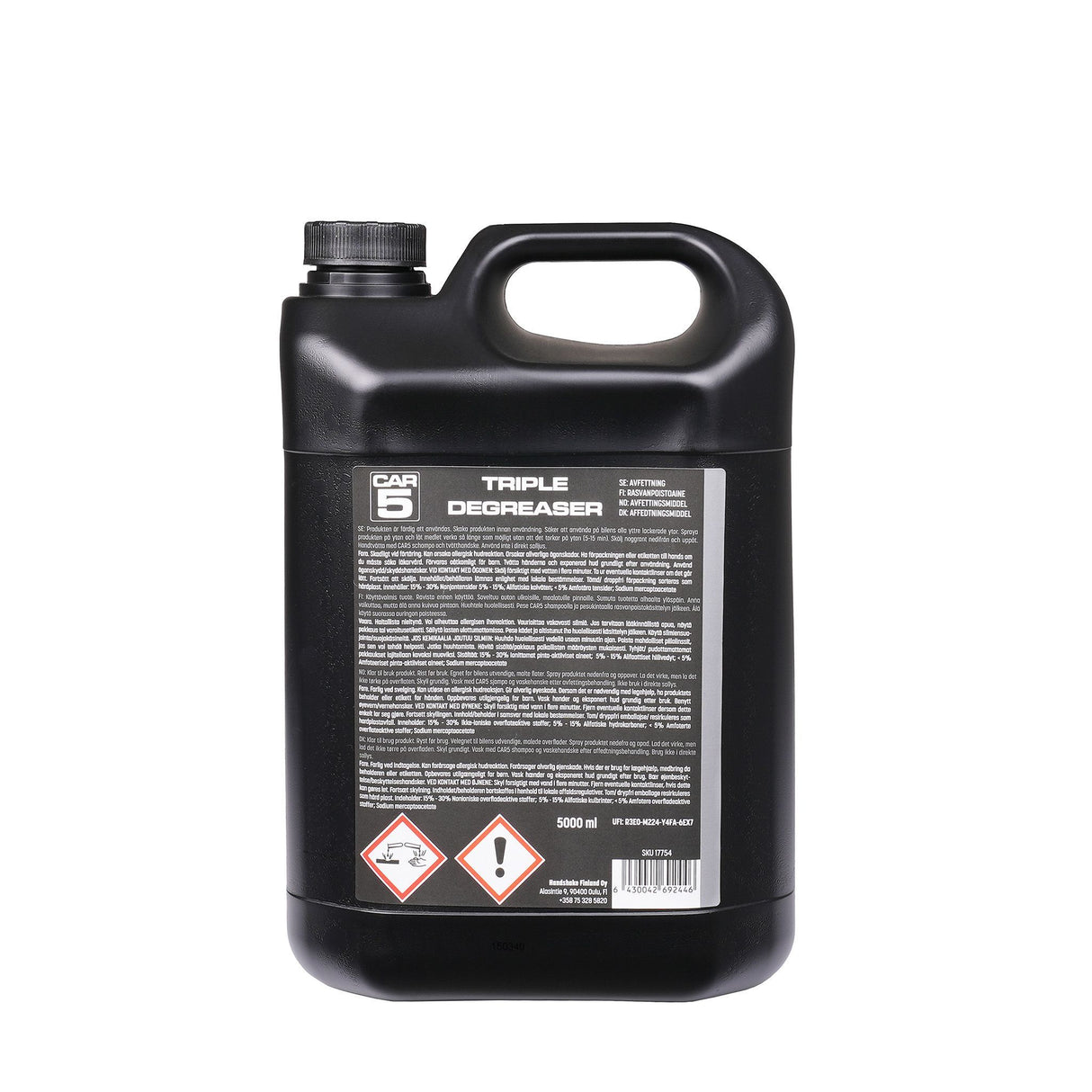 Avfettning CAR5 Triple Degreaser, 5000 ml