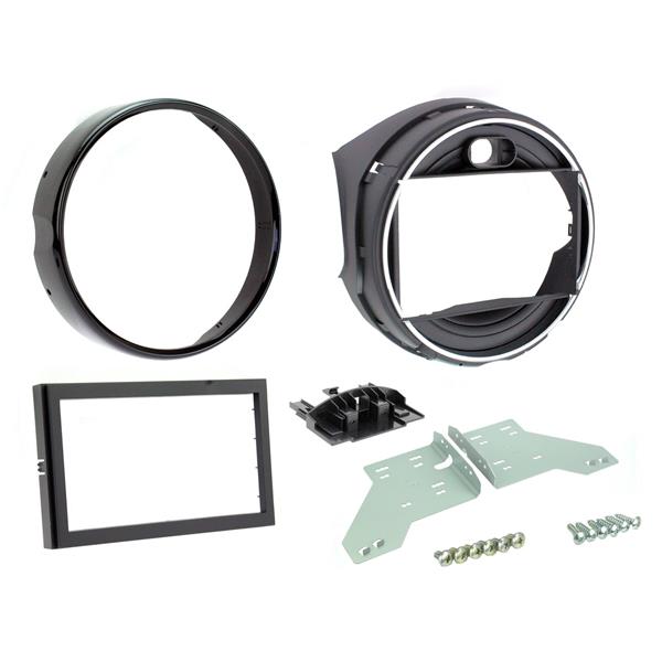 Connects2 blanksvart 2-DIN stereoram för Mini F55 F56 CT23BM13