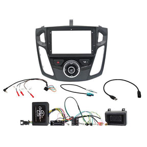Connects2 CTK9FD03 komplett 9-tums installationskit för Ford Focus 2012–2017