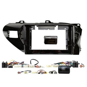 Connects2 CTK9TY01 komplett 9-tums installationskit för Toyota Fortuner 2015–2019