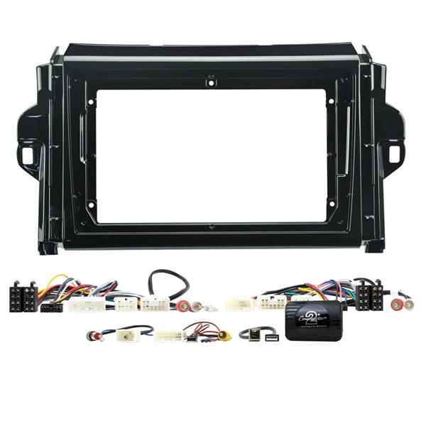 Connects2 CTK9TY02 komplett 9-tums installationskit för Toyota Fortuner 2015–2019