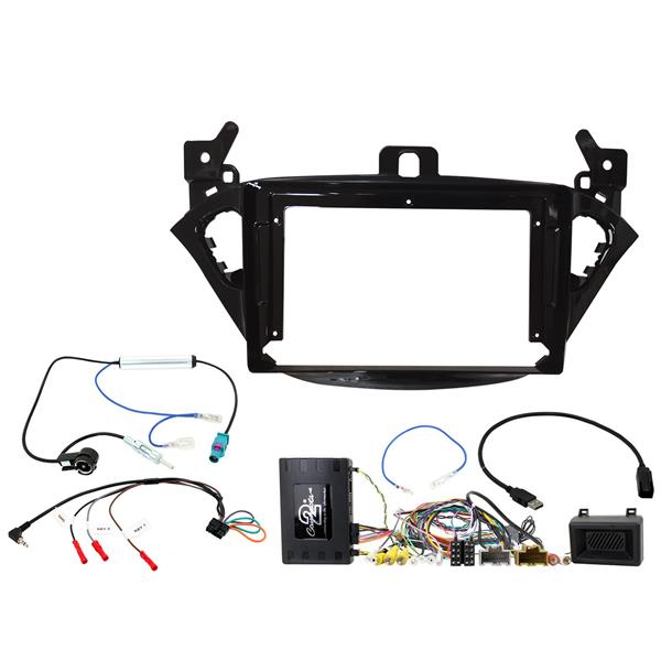Connects2 CTK9VX01 komplett 9-tums installationskit för Opel och Vauxhall Corsa 2015–2017