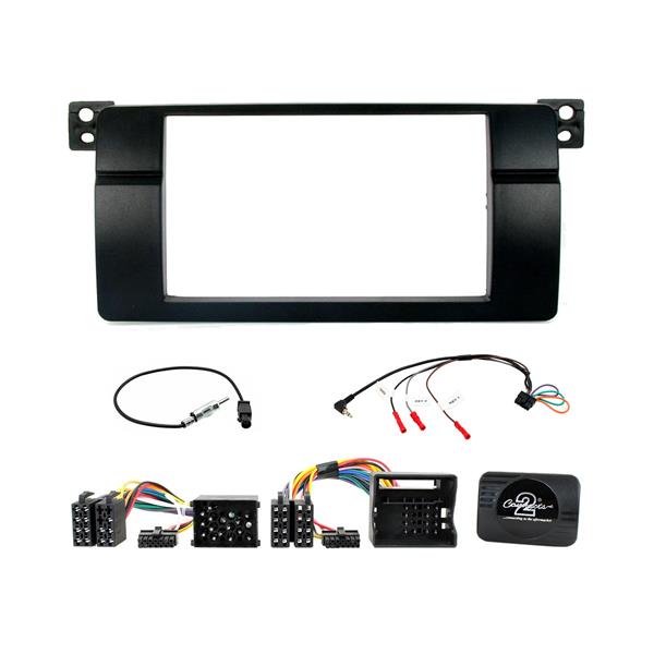Komplett 2-DIN installationskit för BMW 3-serie E46 CTKBM03