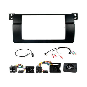 Komplett 2-DIN installationskit för BMW 3-serie E46 CTKBM03