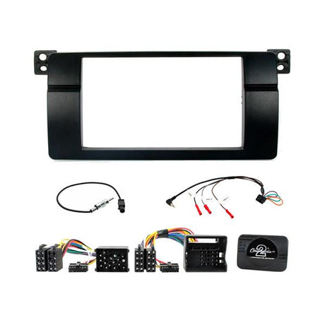 Komplett 2-DIN installationskit för BMW 3-serie E46 CTKBM03