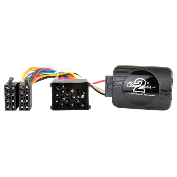 Connects2 CTSBM003.2 rattstyrningsinterface med BMW i-Bus 17-polig rund kontakt