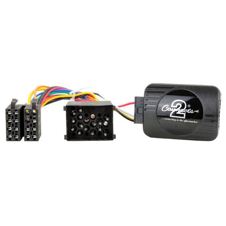 Connects2 CTSBM003.2 rattstyrningsinterface med BMW i-Bus 17-polig rund kontakt