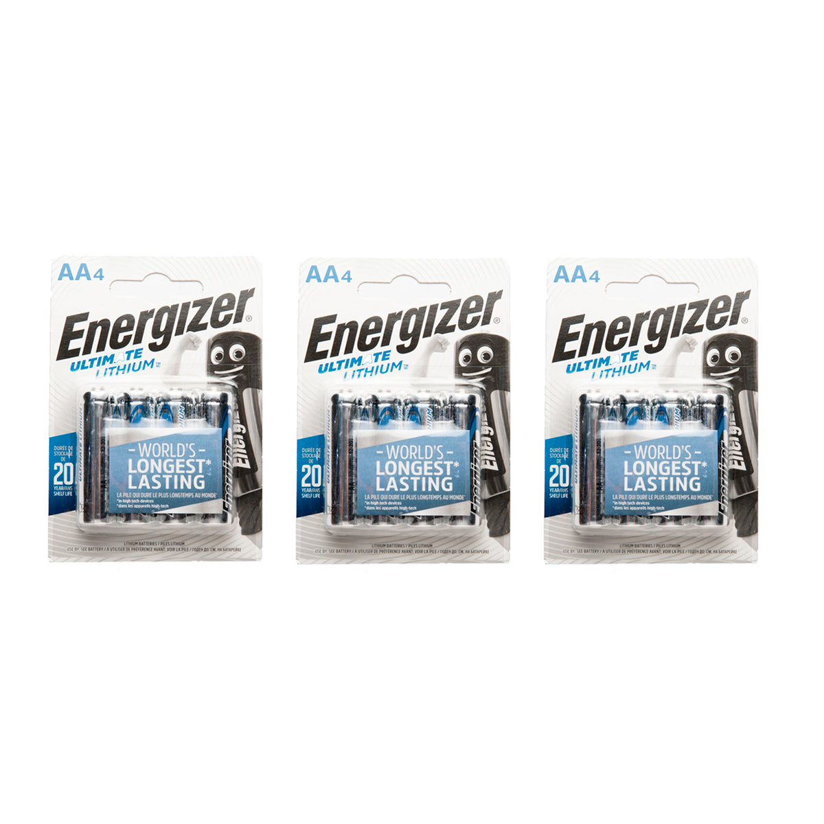 Energizer Ultimate Lithium AA, 3 paket (12 st)