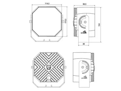 OPTIBEAM OctaX 4.0, LED-arbetsbelysning, DT