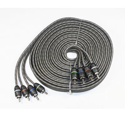 4Connect STAGE1 lågnivåkabel 5,5 m – 4-kanals RCA-kabel
