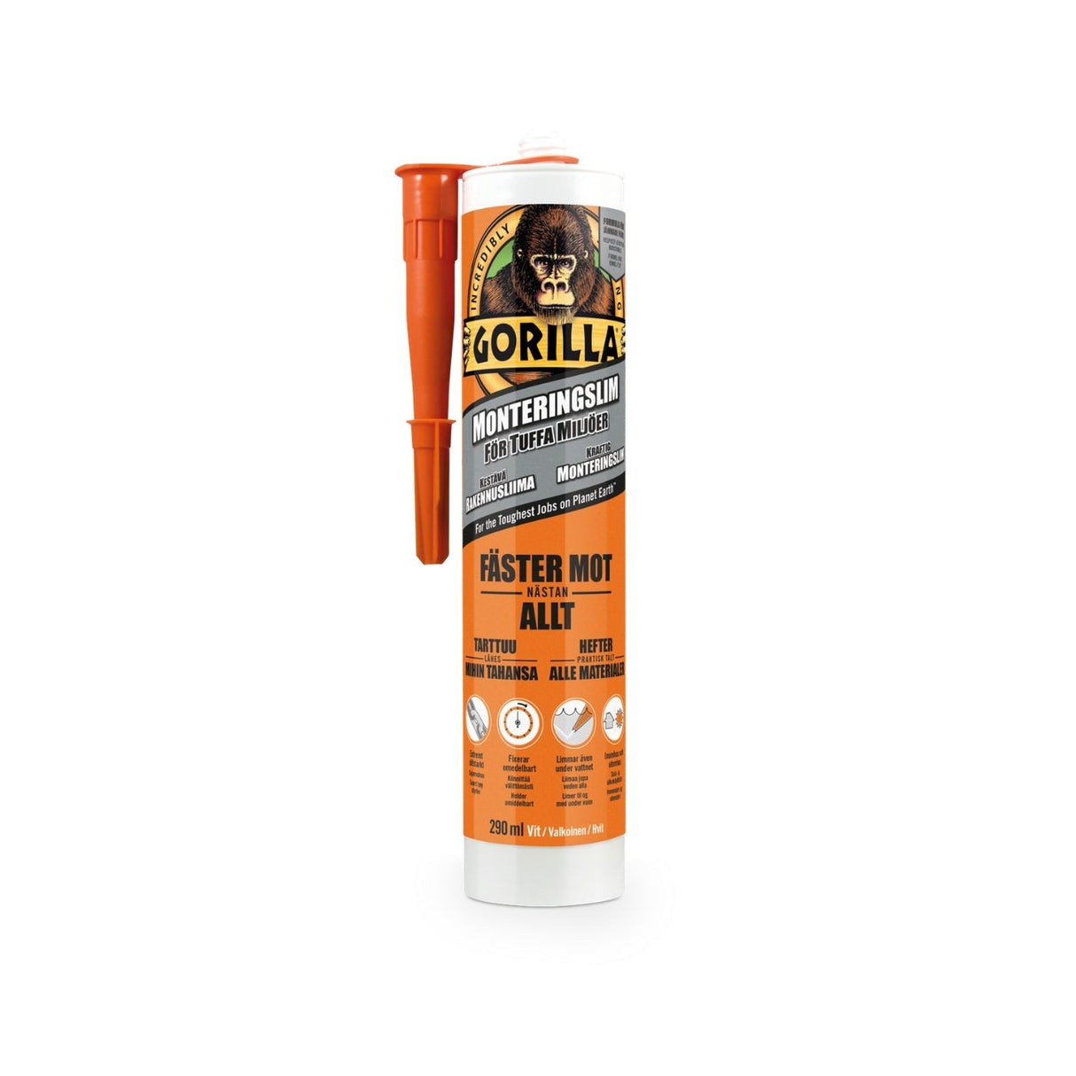 Monteringslim Gorilla Grab, 290 ml