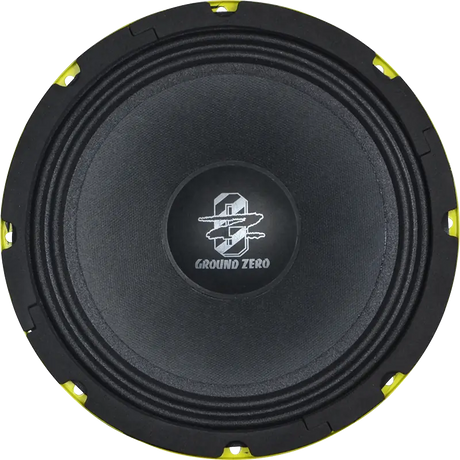 Ground Zero GZCK 200XSPL – frontvy med skyddsgaller