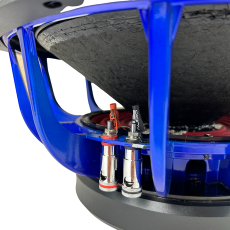 Anslutningsterminaler på GS Audio Platinum 15 V2