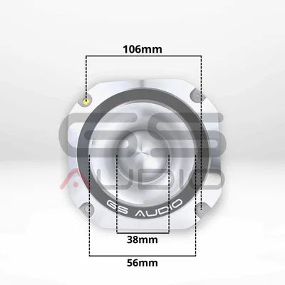 GS Audio TW38 – kraftfull bulletdiskant med 38 mm talspole
