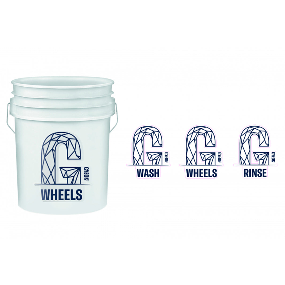 Sticker set Gyeon Wash Bucket Stickers