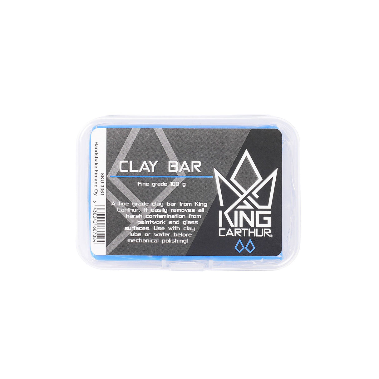 Rengöringslera King Carthur Super Smooth Clay Bar, 100 g, Endast lera