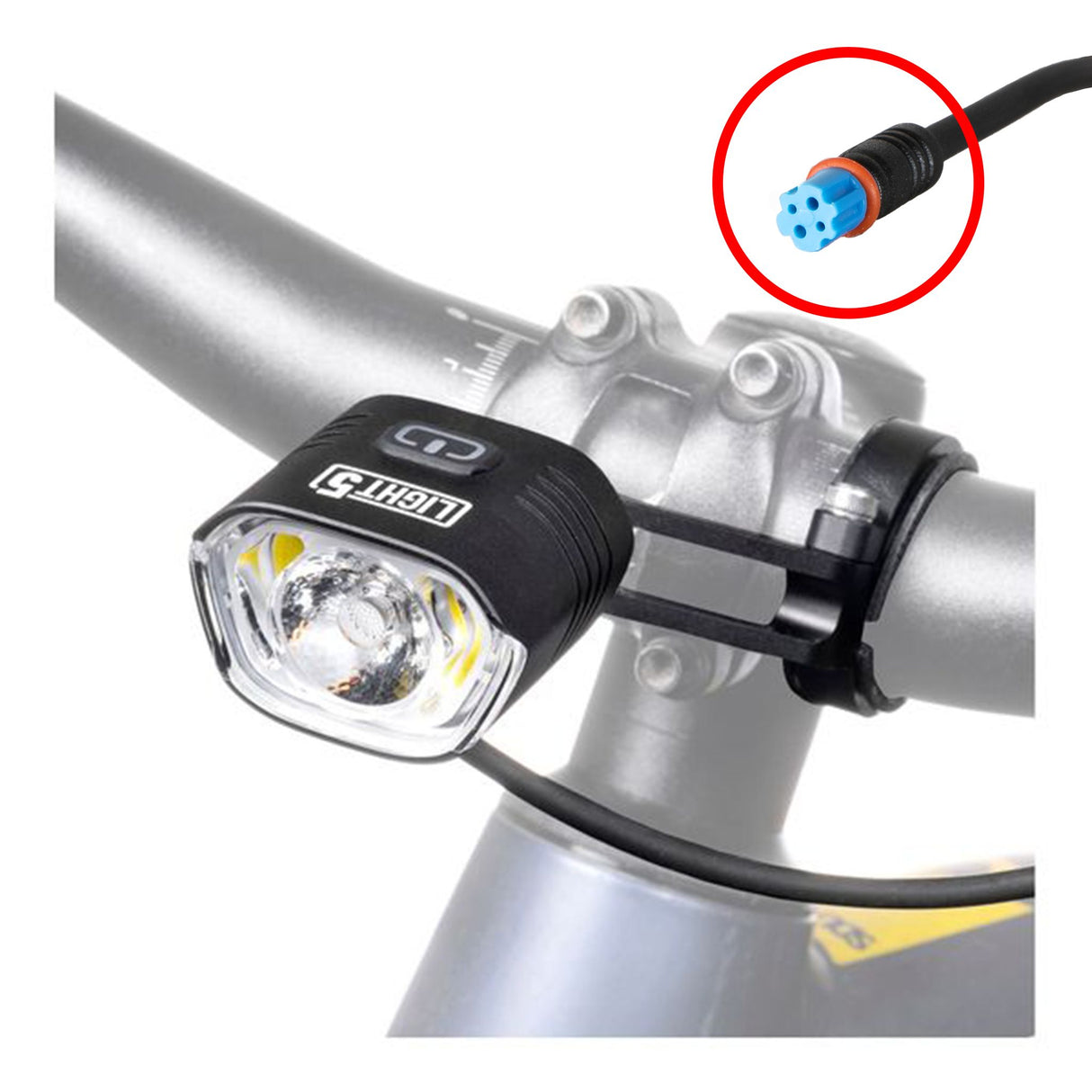 Cykellampa för elcykel Light5 EB1000, Bosch, 1000 lm, Endast framlampa (Smart System BES3)