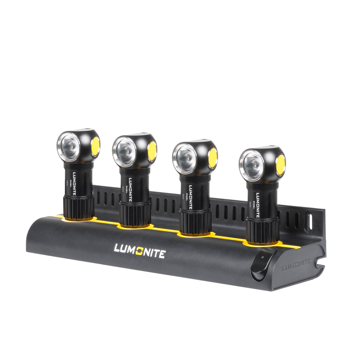 Multiladdstation LUMONITE® 4-Slot Charging Station V2, Laddstation + 4 x Lumonite Pixel