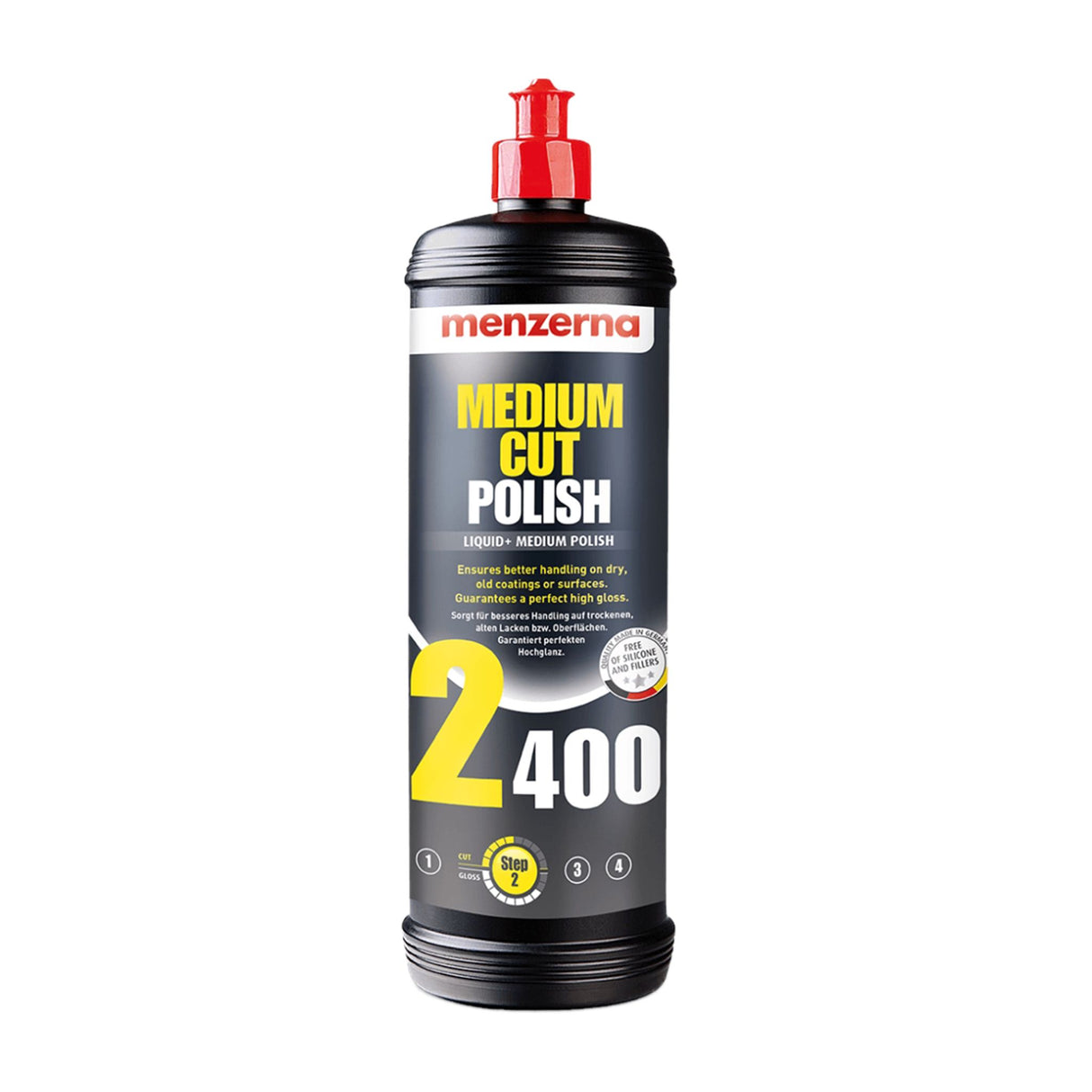 Polermedel Menzerna Medium Cut 2400, Rubbing / Polishing, 1000 ml