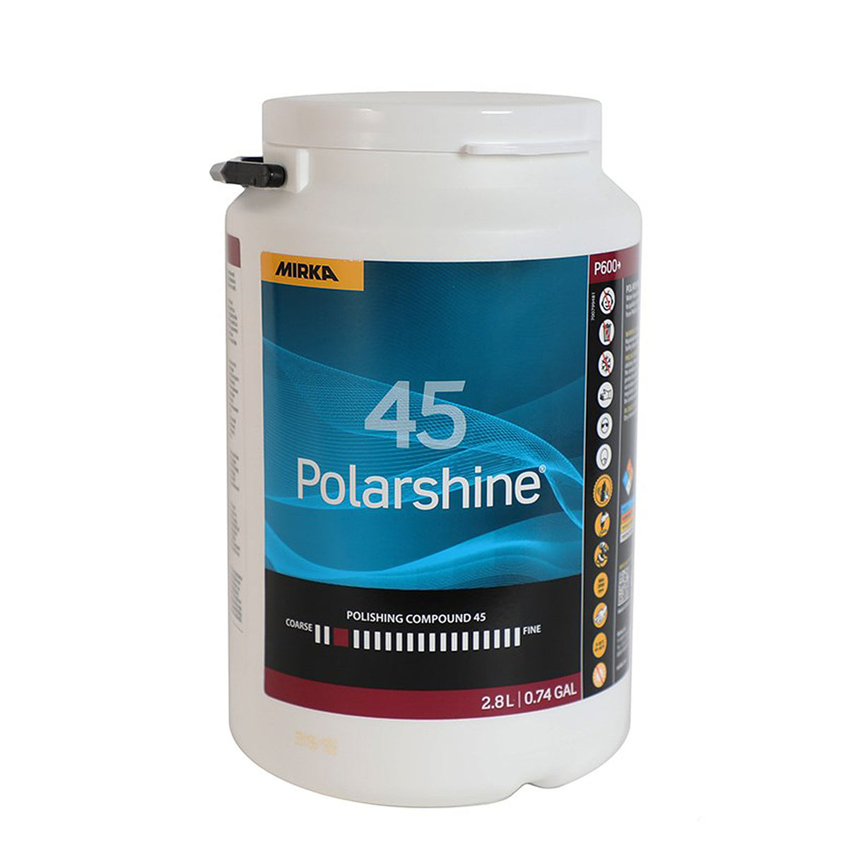 Polermedel Polarshine 45, Grovrubbing, 2800 ml