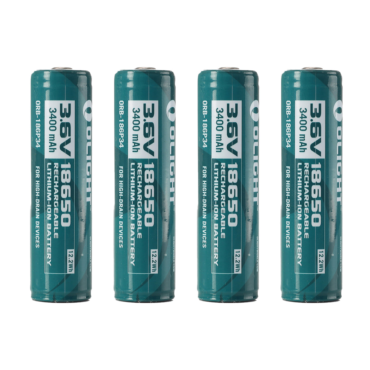 18650 Li-ion batteri Olight, 3400 mAh, 4 st