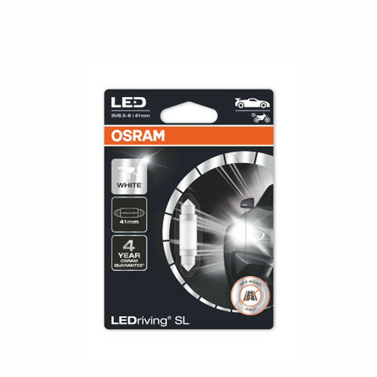 Spollampa Osram PREMIUM, 6000K, 41 mm