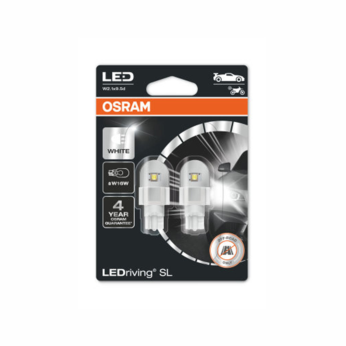 LED-konvertering Osram PREMIUM, 6000K, W16W