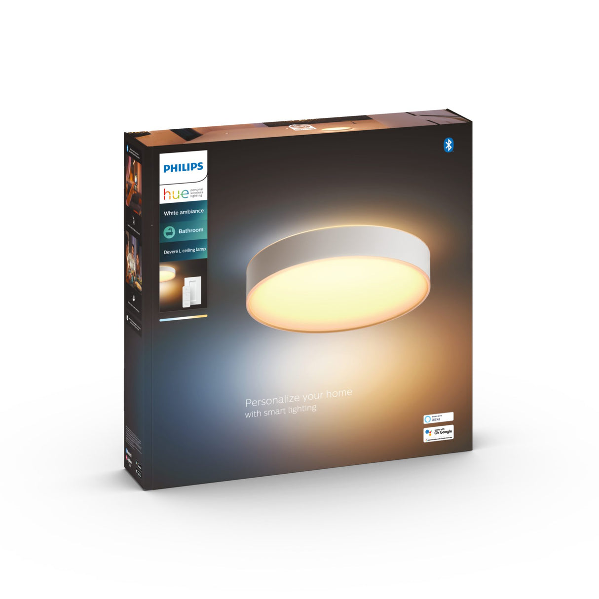 Taklampa Philips Hue Devere, 2200-6500K, Devere L