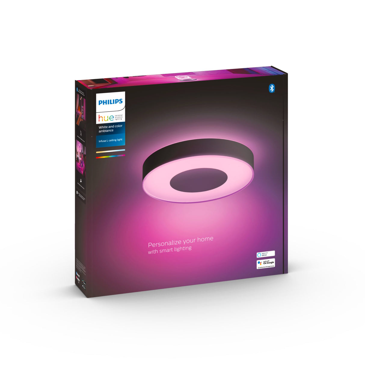 Taklampa Philips Hue Infuse WCA, 2000-6500K, Infuse L / Svart