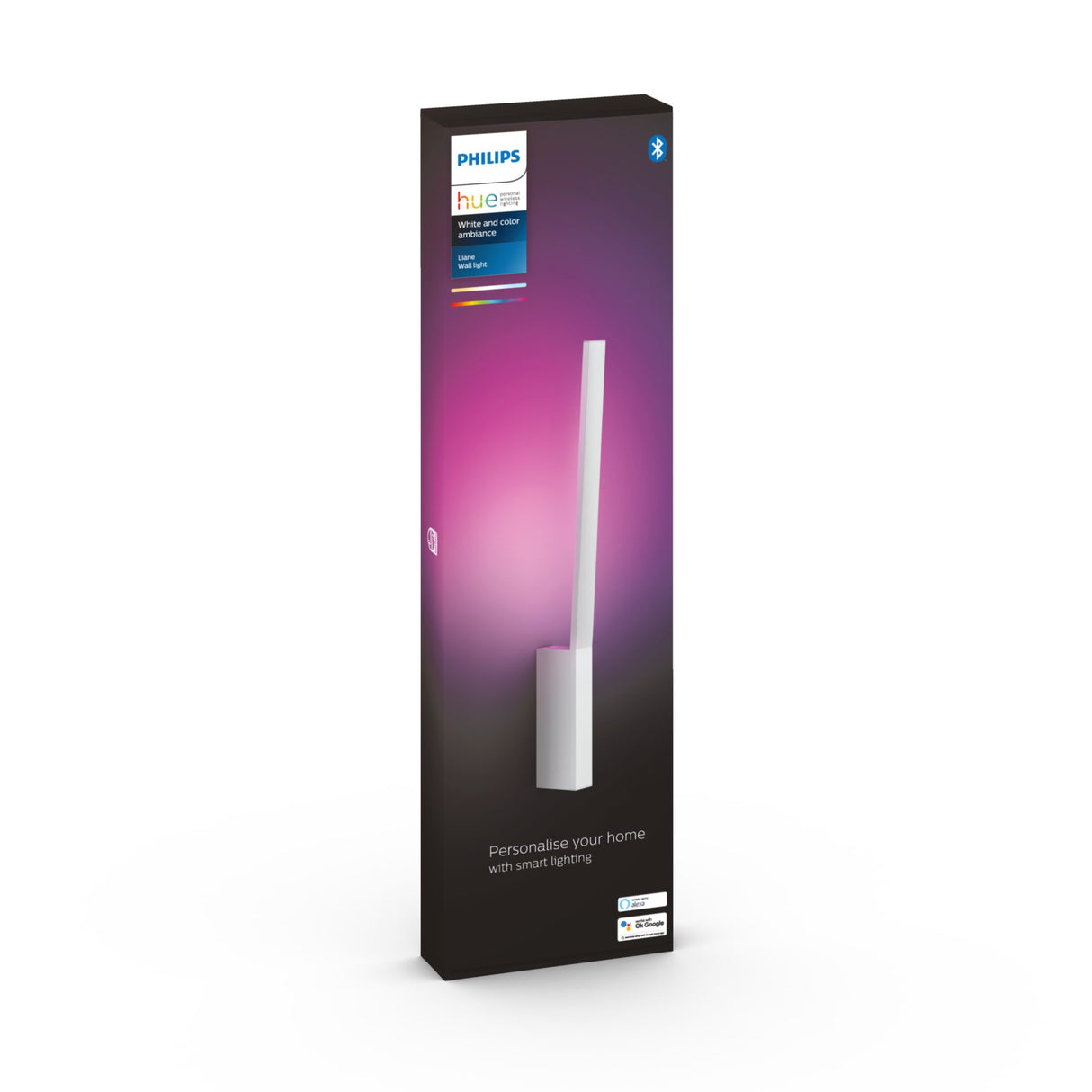 Vägglampa Philips Hue Liane WCA 12.2W, 2000-6500K, Vit