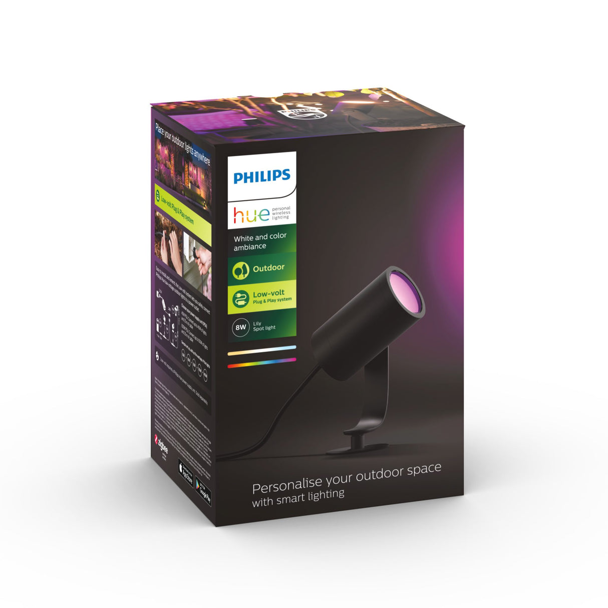 Spotlight Philips Hue Lily Base Unit WCA, 2000-6500K, 1 st - Tillägg