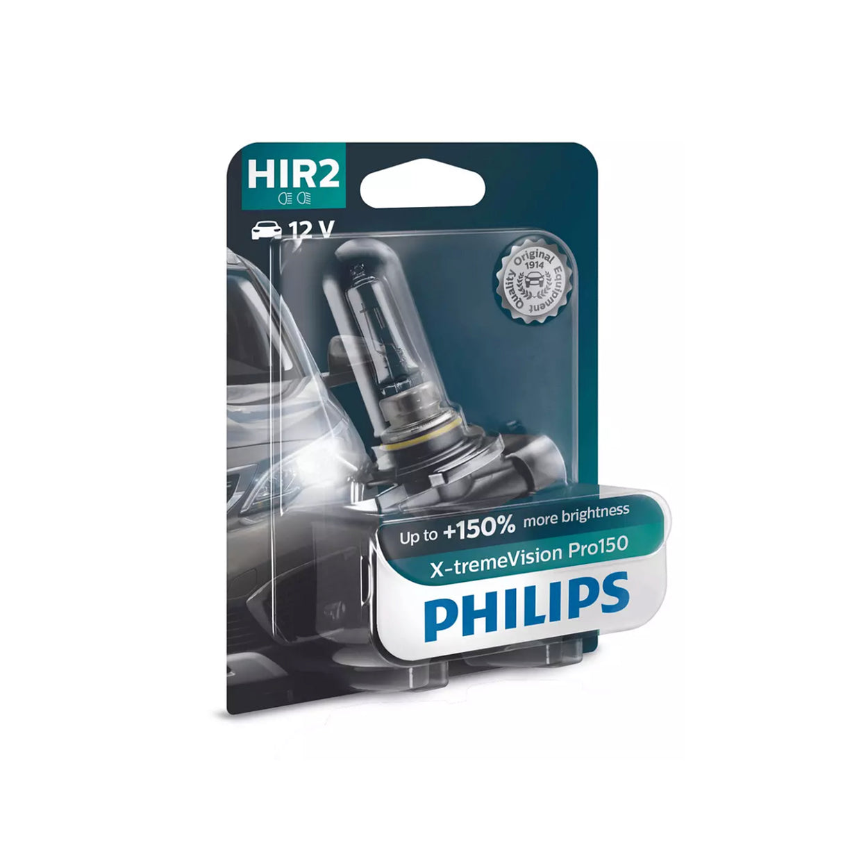 Halogenlampa Philips X-TremeVision Pro150, 150%, 55W, HIR2, 1 st