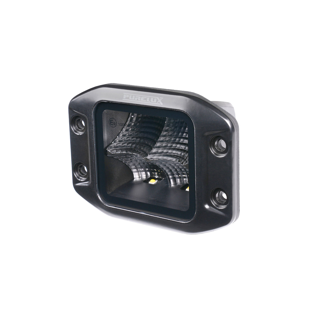 Arbetsbelysning Purelux Black Flush-Mount Square 40W, Flood, 1 st