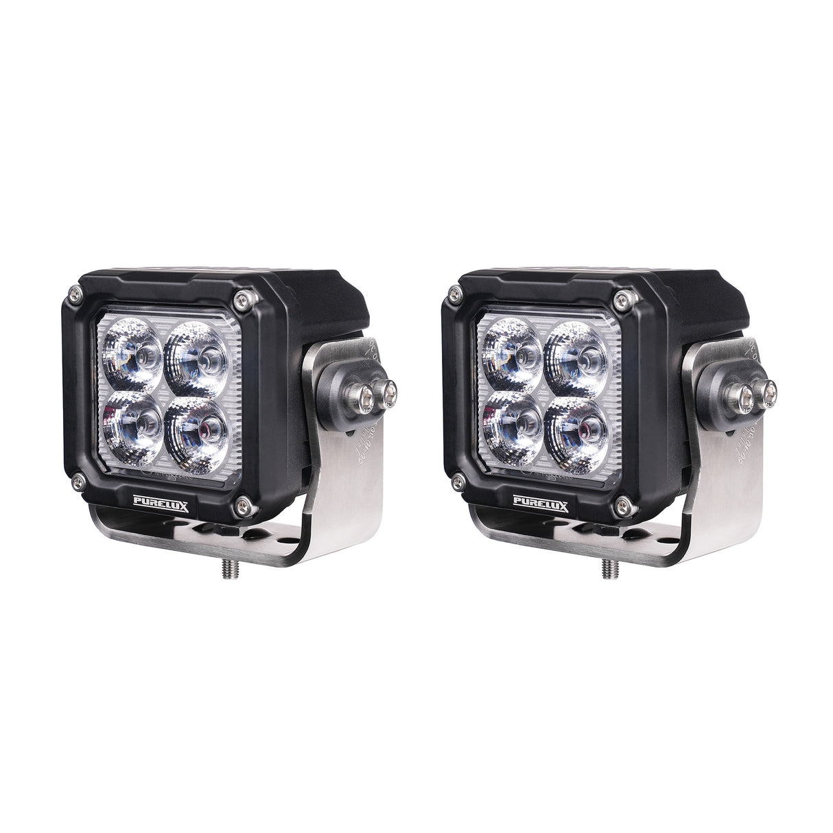 Arbetsbelysning Purelux Square 40 HD, 40W / Spot, 2 st