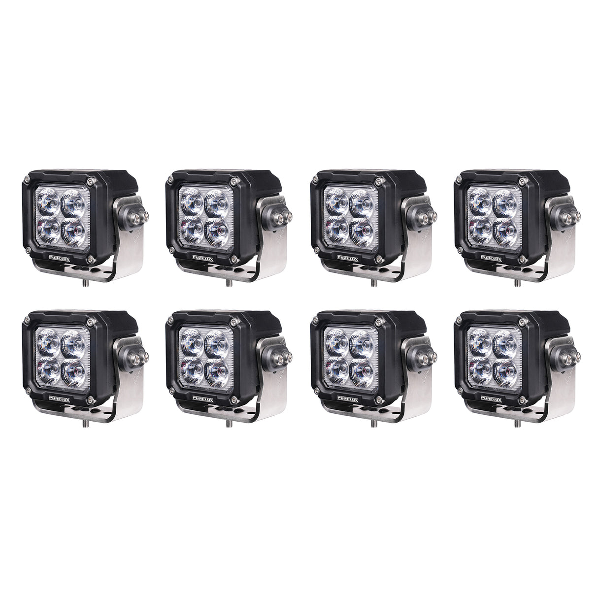 Arbetsbelysning Purelux Square 40 HD, 40W / Spot, 8 st