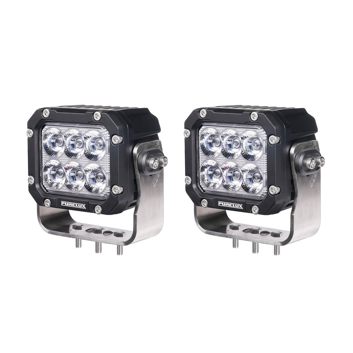 Arbetsbelysning Purelux Square 60 HD, 60W / Spot, 2 st