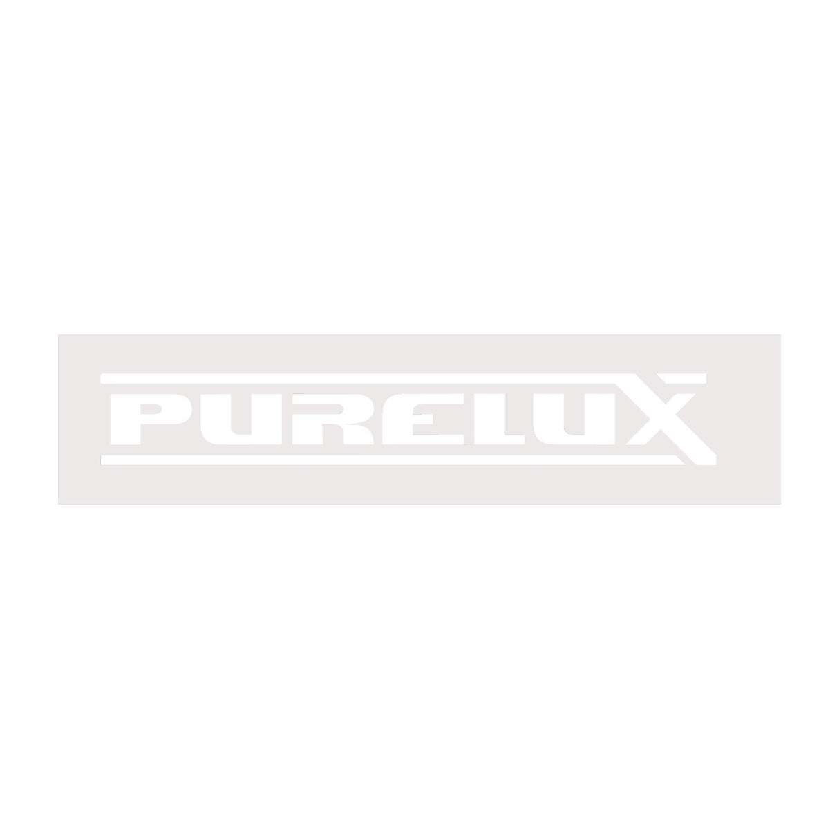 Klistermärke Purelux White Logo, Large x 1 st