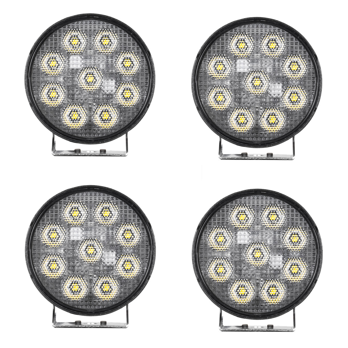 Arbetsbelysning Purelux Terrain Round 54W, Bred, 4 st