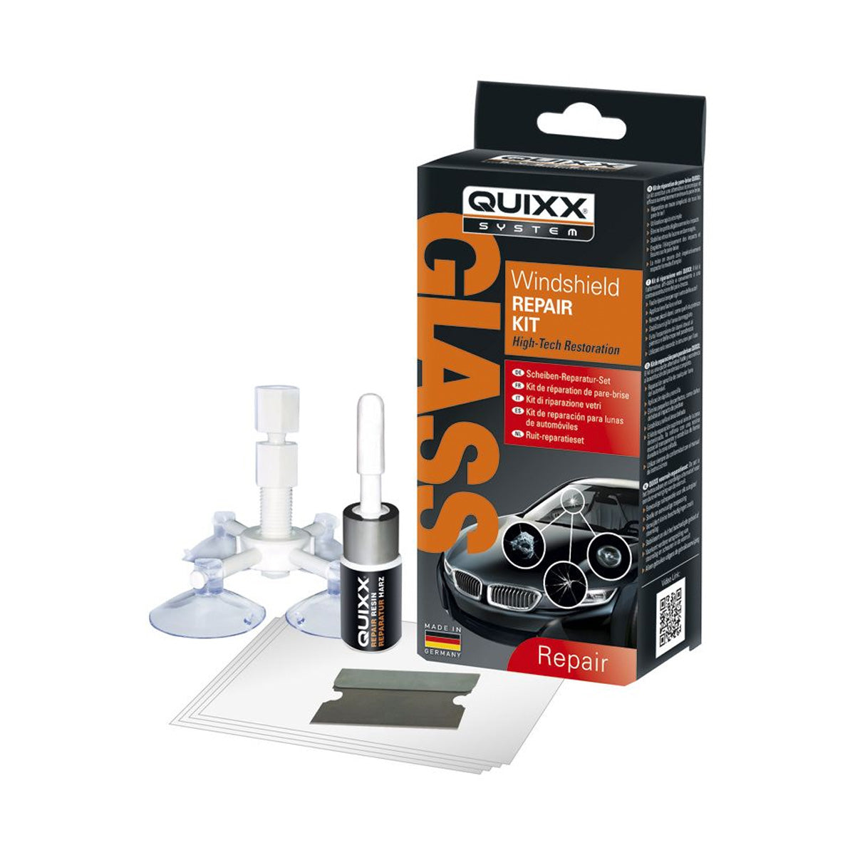 Stenskottslagning Kit Quixx Windshield Repair Kit