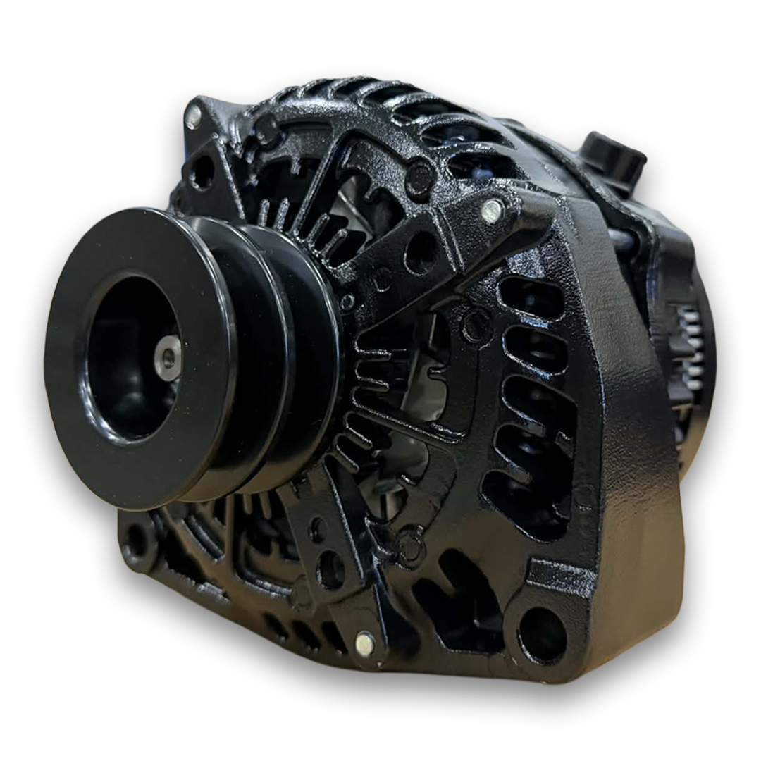 Ragnarök GM Generator 260A med dubbel kilremskiva, vänster vinkel