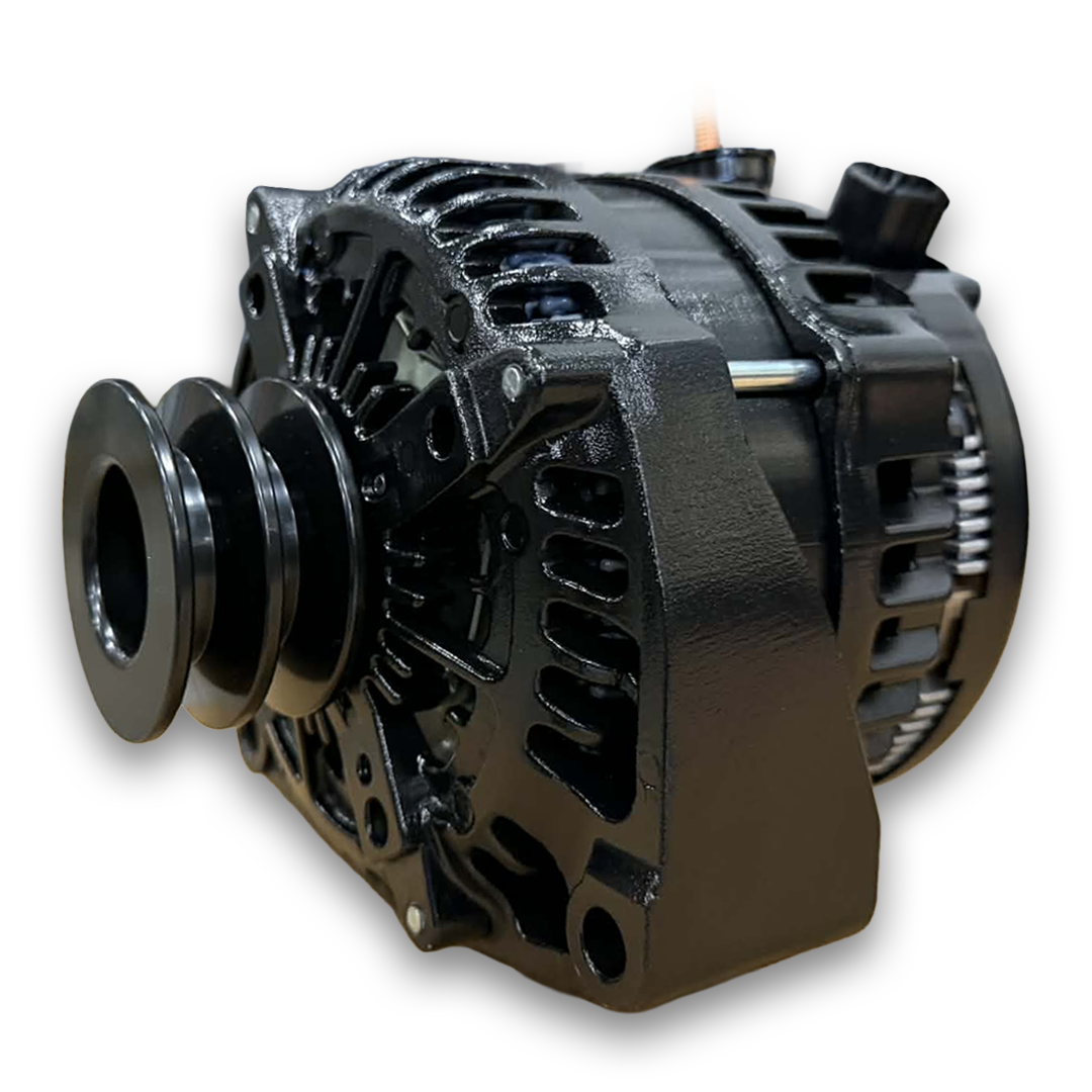 Ragnarök GM Generator 260A med dubbel kilremskiva, höger vinkel