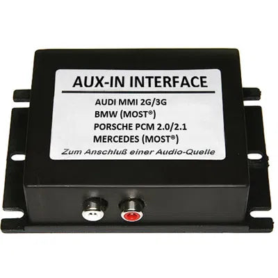 AUX IN (Audi MMi3 High/basic,BMW, Mercedes, Porsche)