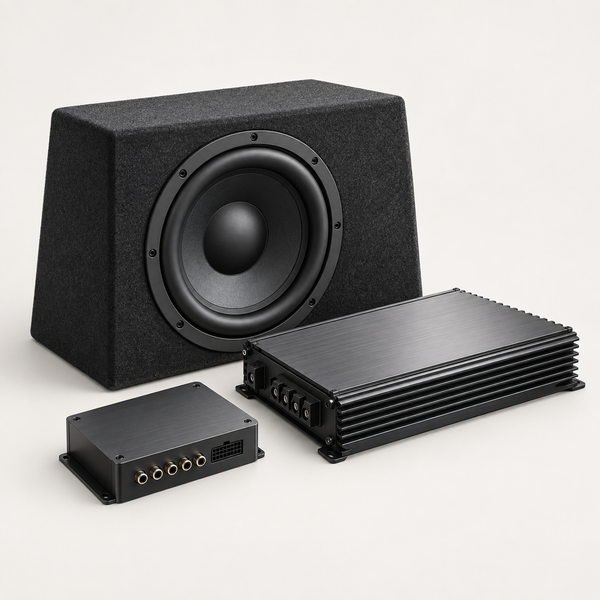 Illustration: Installation av DSP – RMS AUDIO