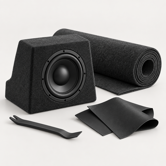 Illustration: Klädsel, finish & ombyggnad – RMS AUDIO