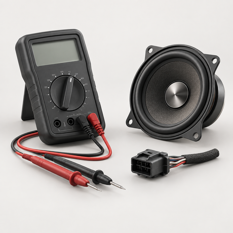 Illustration: Felsökning, kontroll & återställning – RMS AUDIO