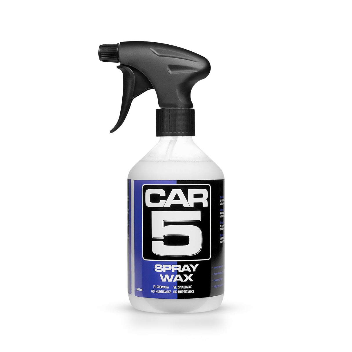 Snabbvax CAR5 Spray Wax, 500 ml