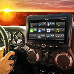 HEIGH10 integrerat installationskit monterat i Jeep Wrangler JK