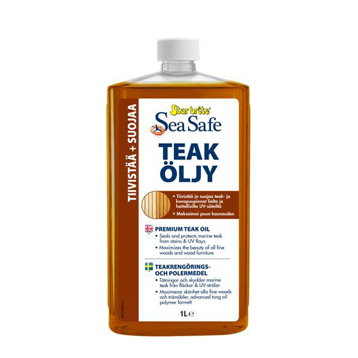 Teakolja Star Brite Sea Safe Teak Oil, 1000 ml