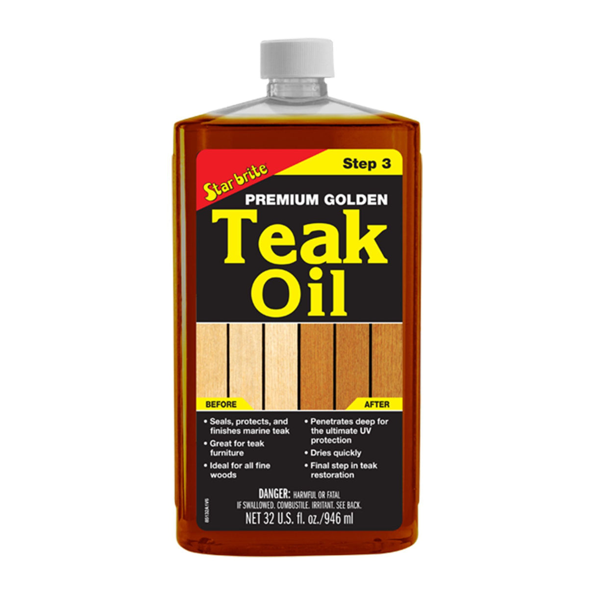 Teakolja Star Brite Premium Teak Oil (Step 3), 500 ml